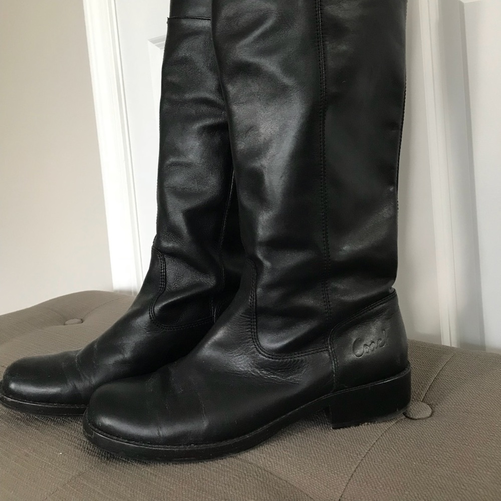 Black Coach Riding Boots